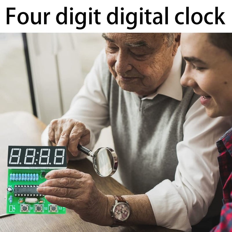 Gikfun C51 4 Bits Digital LED Electronic Soldering Clock Kits Electronic Practice Learning Board DIY Kit for Arduino EK1939 - Image 4